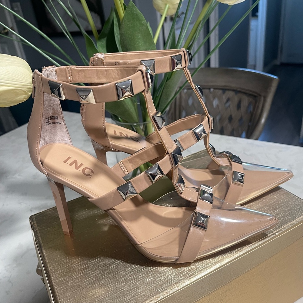 INC International Concepts Studded Heels - Picture 6 of 13